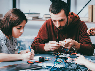 Electronics engineering class